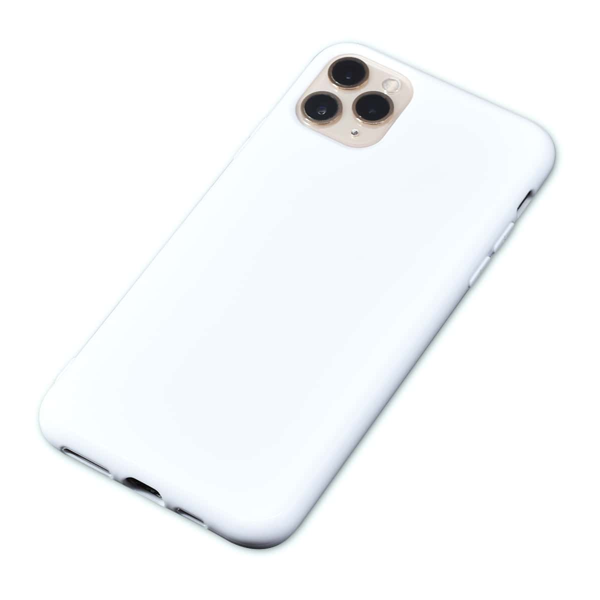 

1pc Solid iPhone Case, White