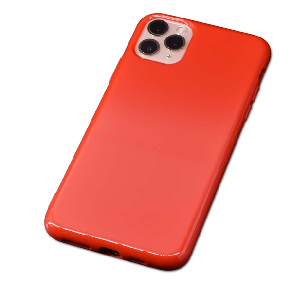 

1шт однотонный чехол для iPhone, Красный