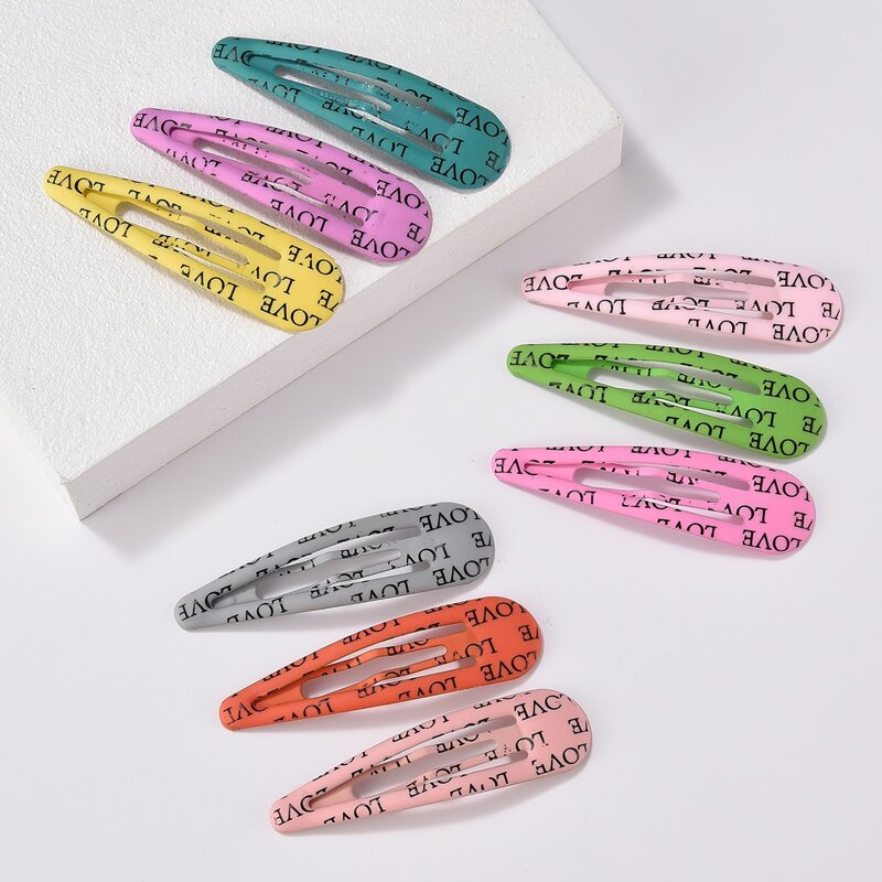 

3pcs Random Love Hair Clip, Multicolor