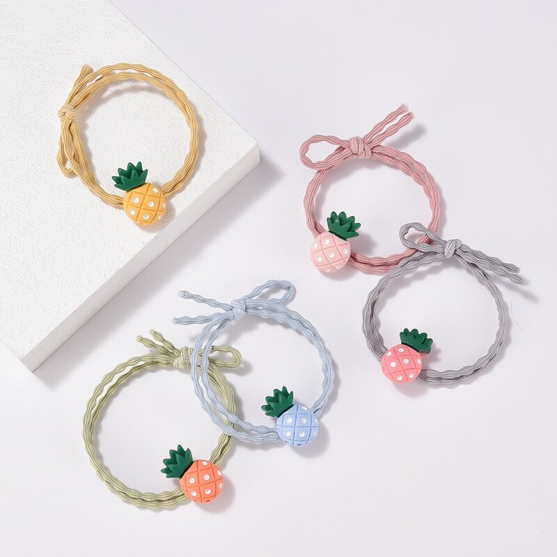 

5pcs Pineapple Hair Tie, Multicolor
