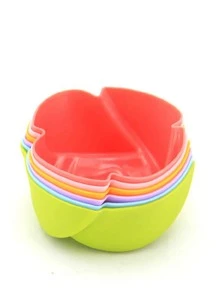 12pcs Rose Shaped Random Cake Mold - Multicolor - View 3