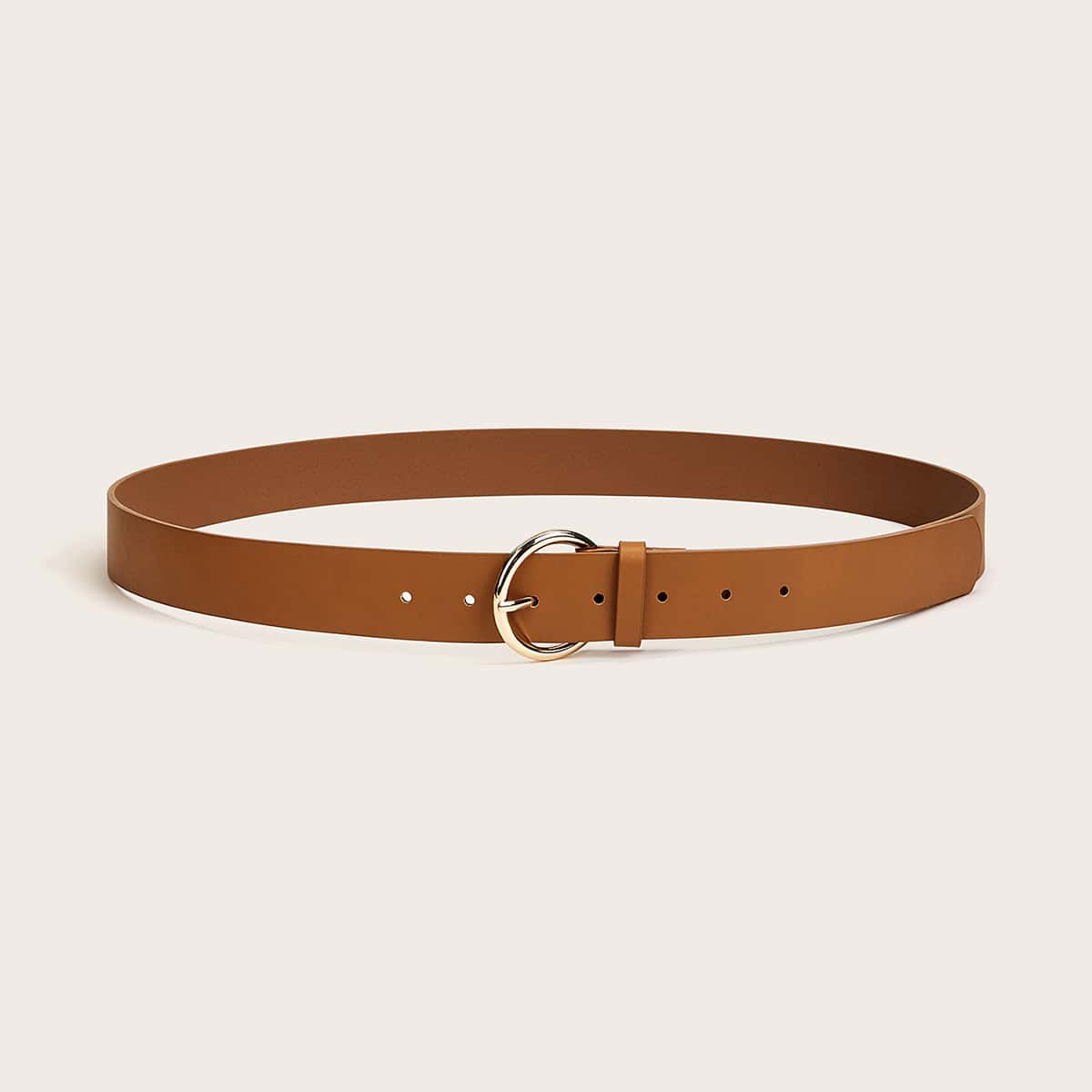 

Metal Buckle Belt, Brown