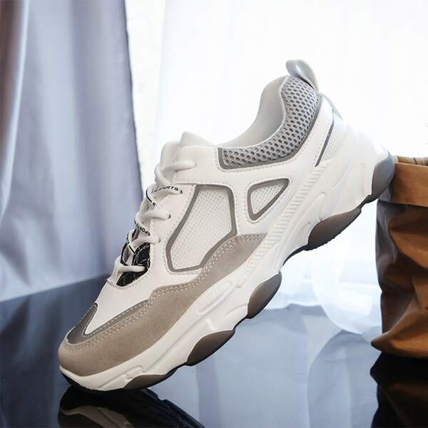 

Мужские кроссовки на шнурках, Многоцветный