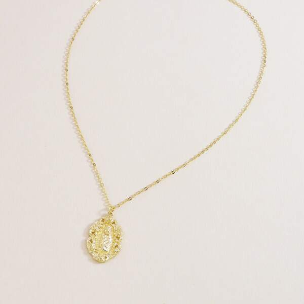 

Figure Charm Necklace, Gold
