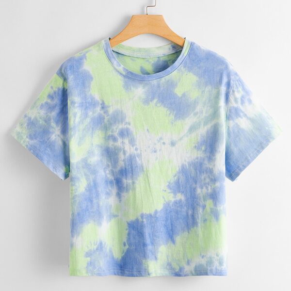 

Plus Tie Dye Short Sleeve Tee, Multicolor