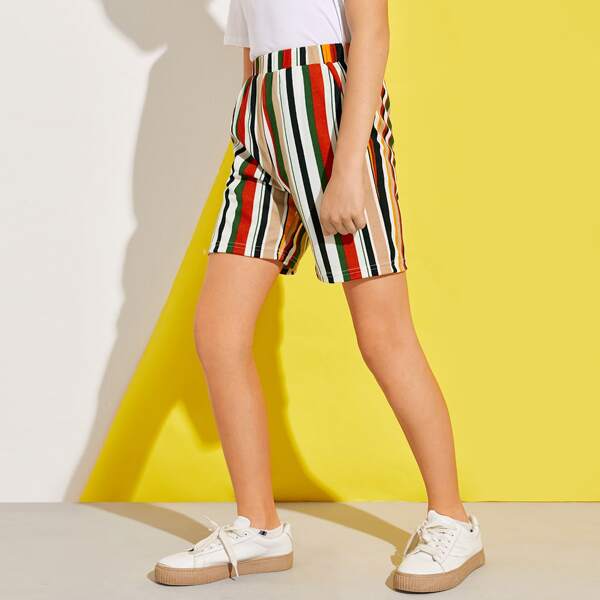 

Boys Colorful Striped Shorts, Multicolor