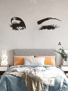 1pc Eye Print Wall Sticker - Multicolor - View 1