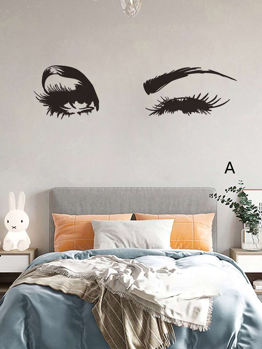 1pc Eye Print Wall Sticker - Multicolor - View 1