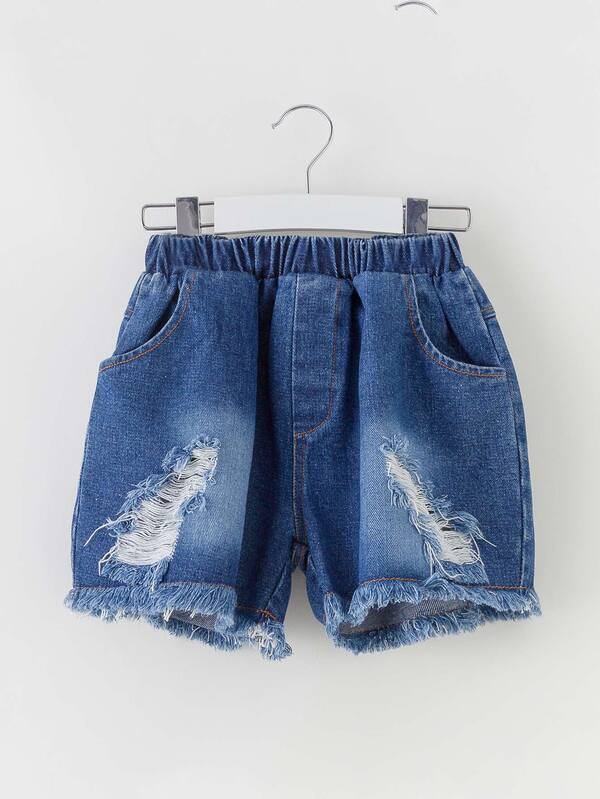 ripped denim shorts girls