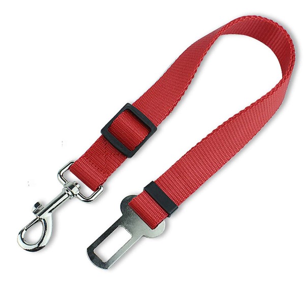 

1pc Dog Car Seat Belt, Red