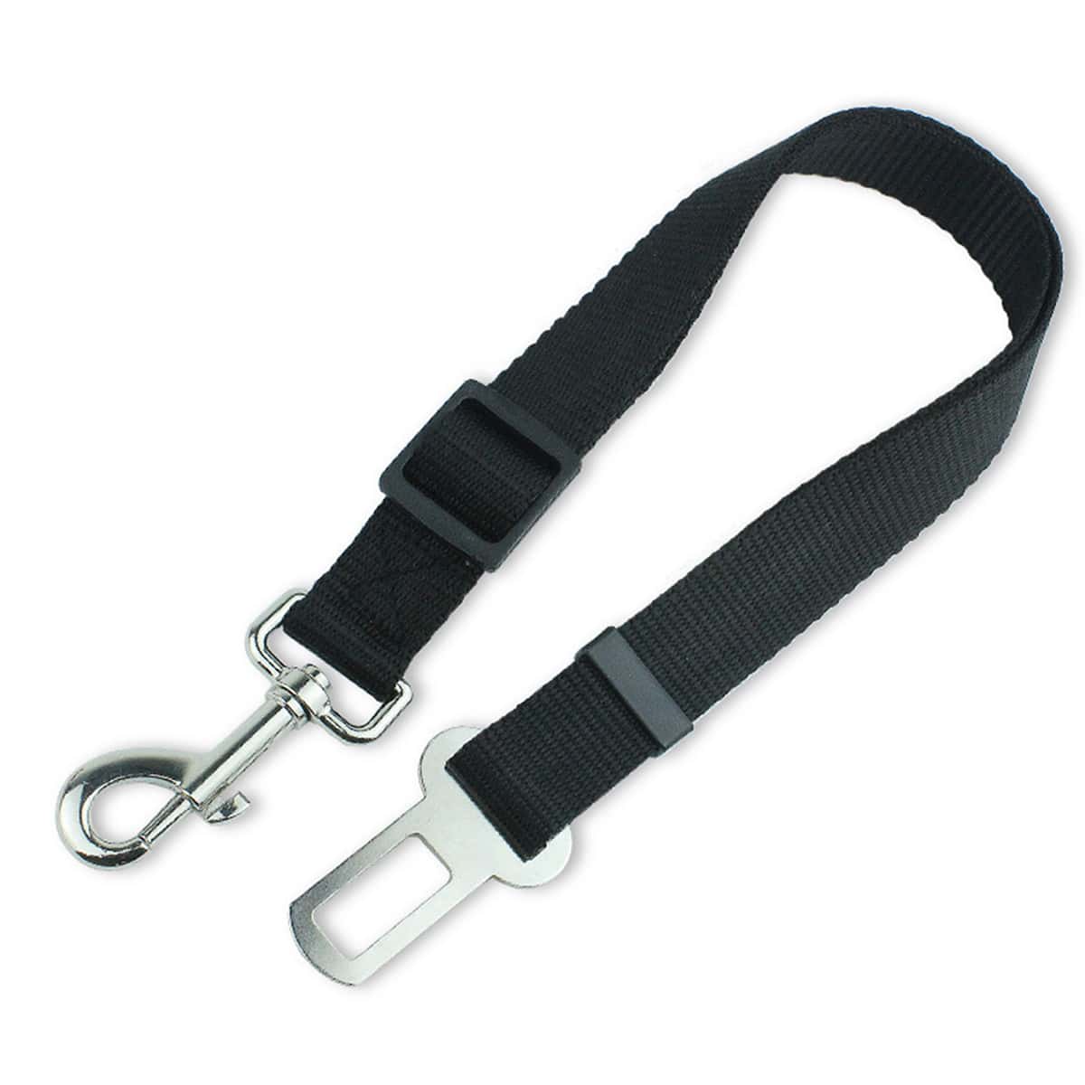 

1pc Dog Car Seat Belt, Black