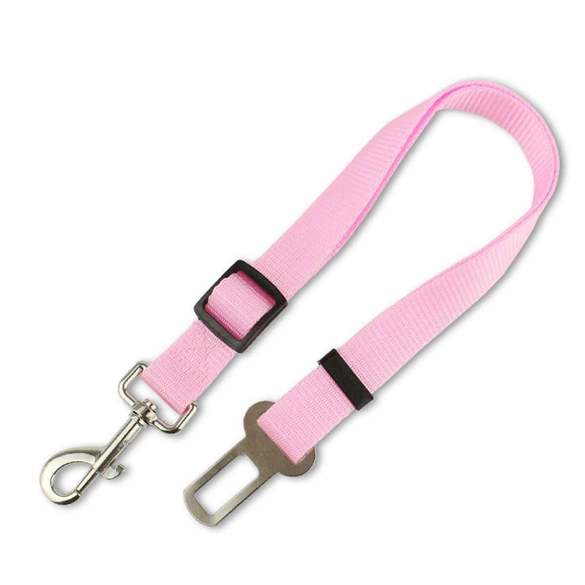 

1pc Dog Car Seat Belt, Pink
