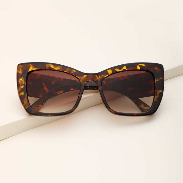 

Leopard Frame Sunglasses, Brown