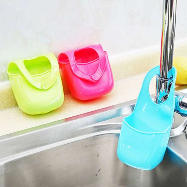 

1pc Sink Hanging Random Drain Basket, Multicolor