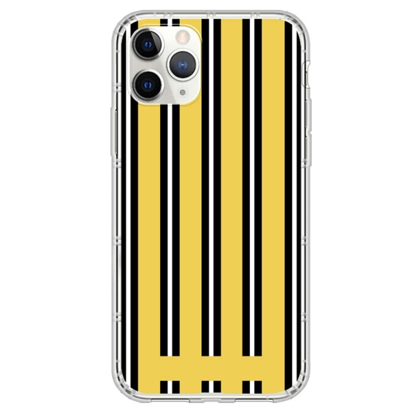 

1pc Striped iPhone Case, Multicolor