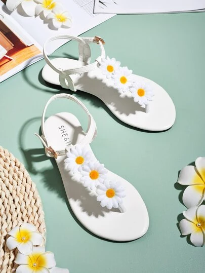 daisy toe post sandal