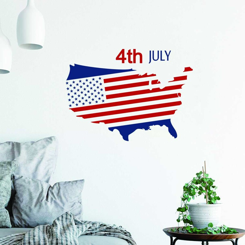 

Independence Day Wall Sticker, Multicolor