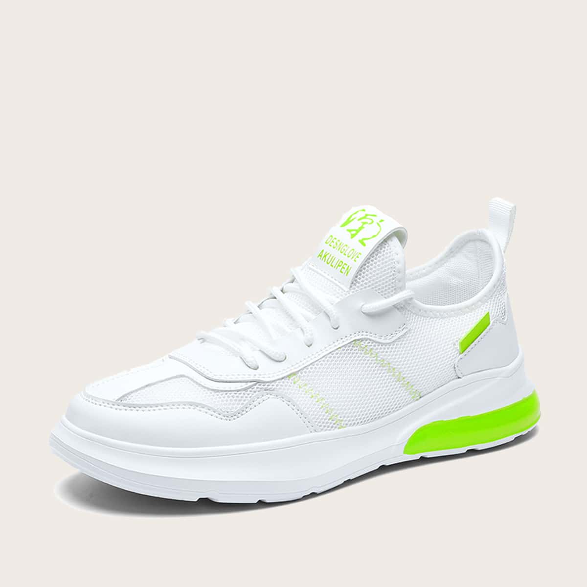 

Guys Lace Up Low Top Sneakers, White