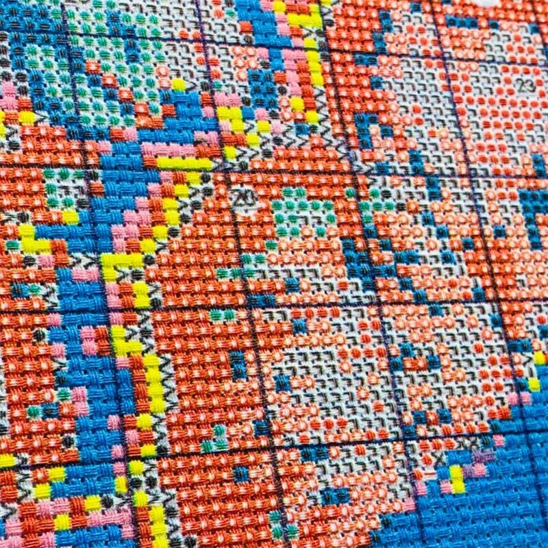 

Boy & Tree Pattern Cross Stitch, Multicolor