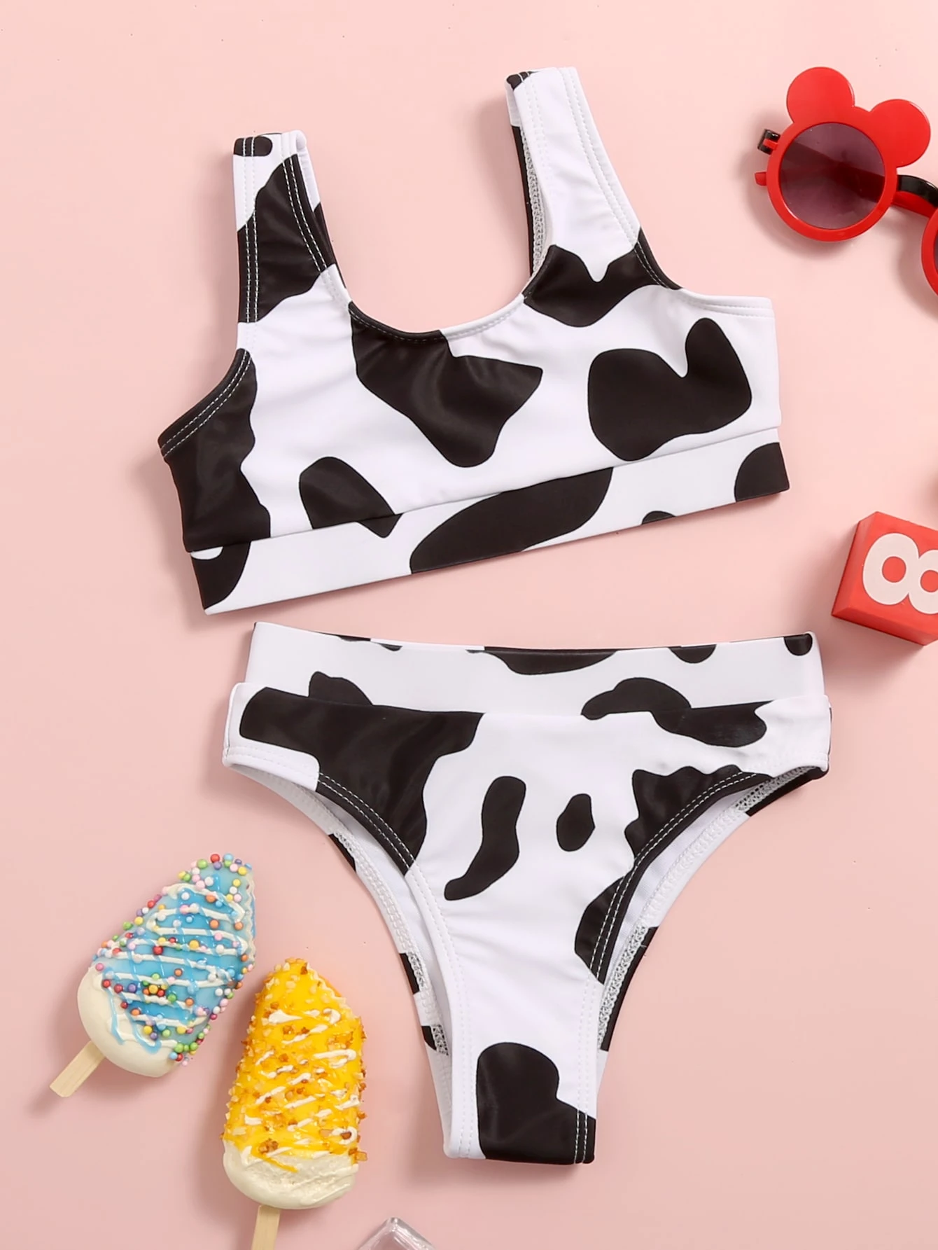 shein cow bikini