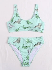 shein dinosaur swimsuit