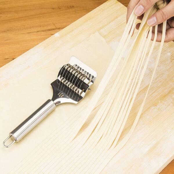 

Stainless Steel Noodle Cutter, Silver