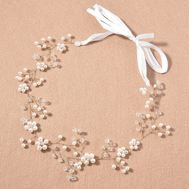 

Faux Pearl Decor Hair Accessory, Gold