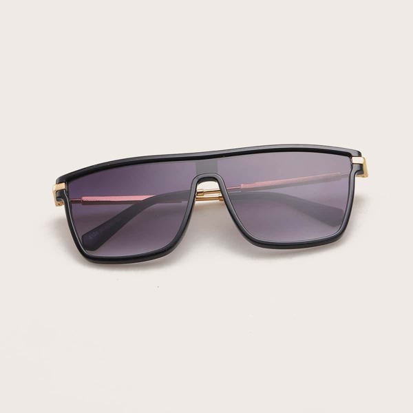 

Flat Top Acrylic Frame Sunglasses, Dark grey