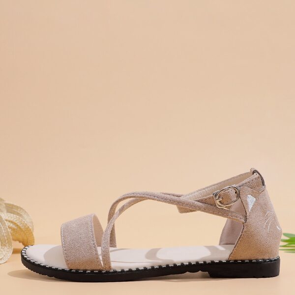 

Сандалии с мультипликационным узором, Бежевые