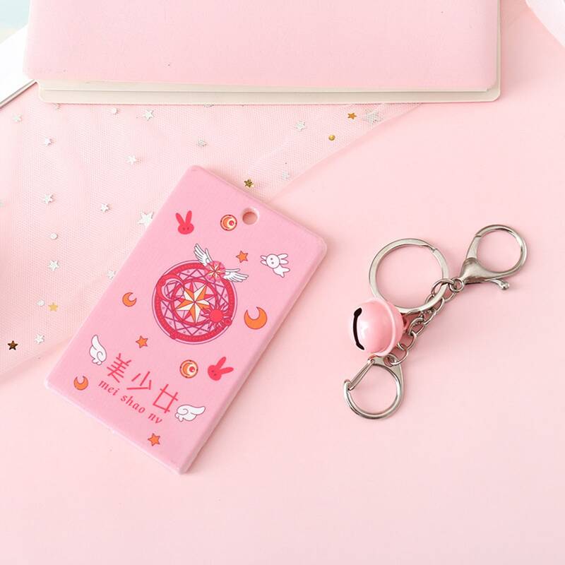 

1pc Random Cartoon Card Holder, Pink