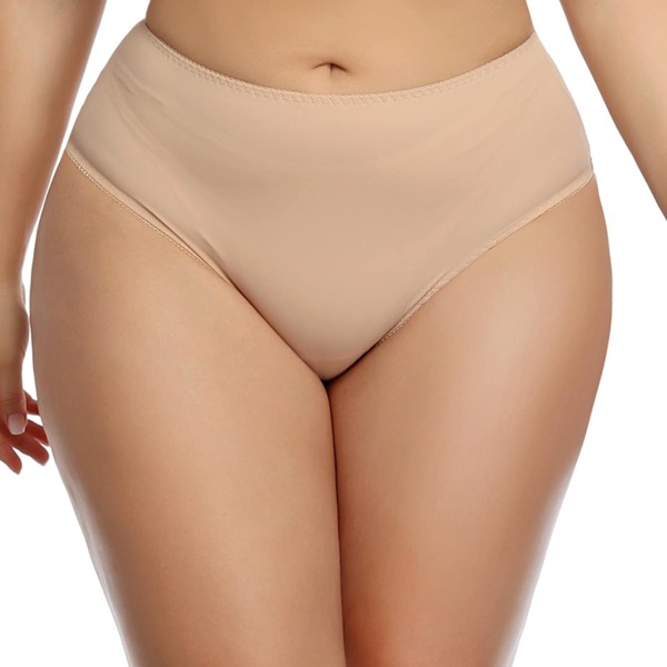 

Plus Plain Seamless Panty, Apricot