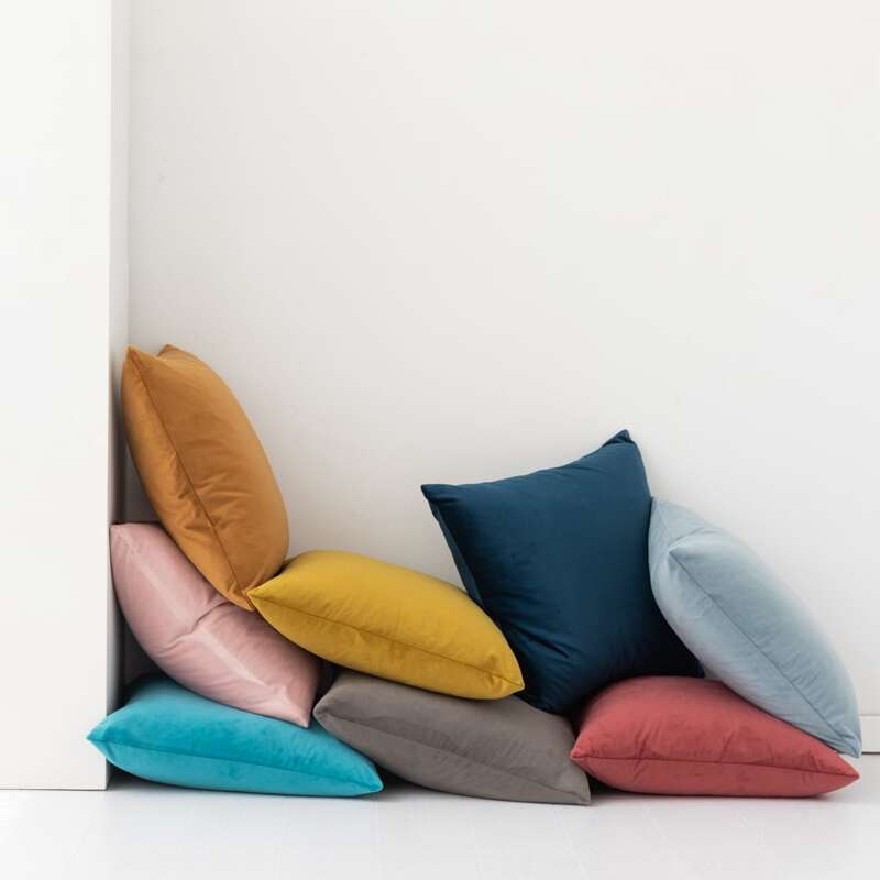 

1pc Solid Cushion Cover Without Filler, Multicolor