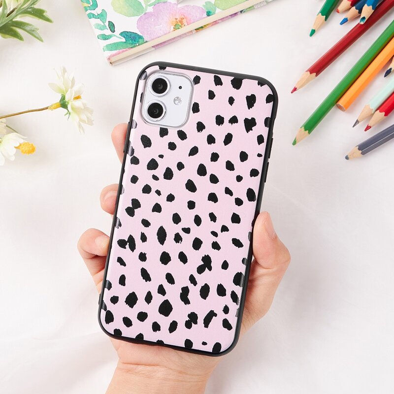 

Dalmatian iPhone Case, Baby pink