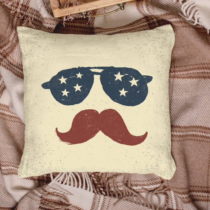 

Cartoon Graphic Cushion Cover Without Filler, Multicolor