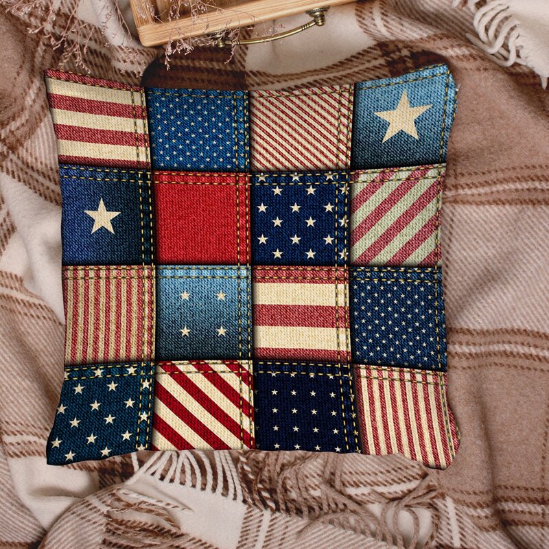 

Striped Pattern Cushion Cover Without Filler, Multicolor