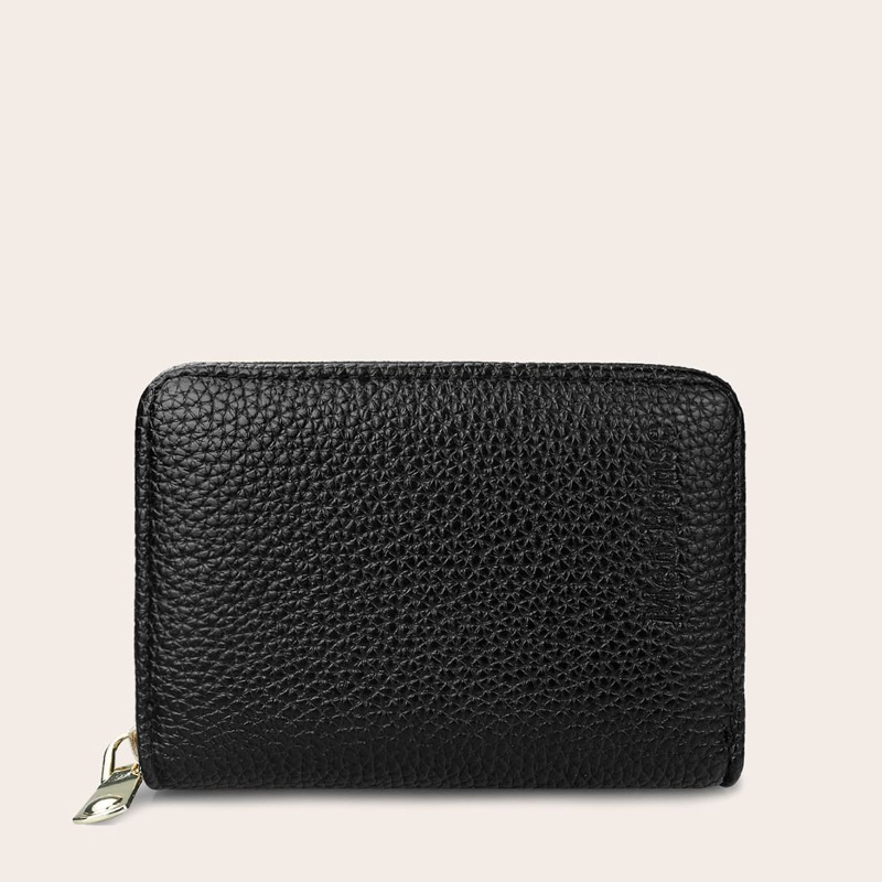 

Zip Around Purse With Card Holder, Black