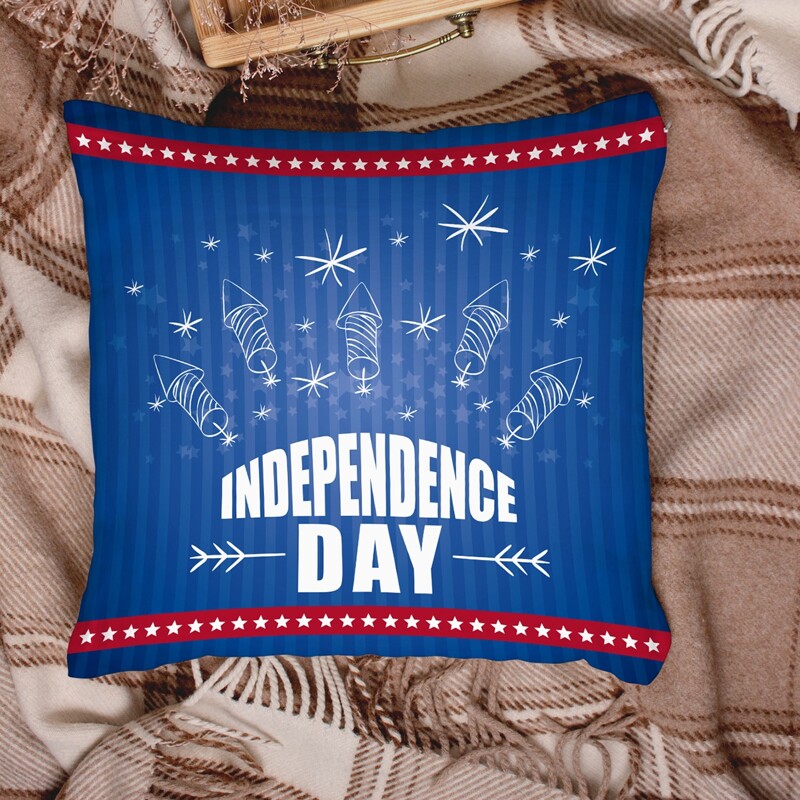

Slogan Graphic Cushion Cover Without Filler, Multicolor