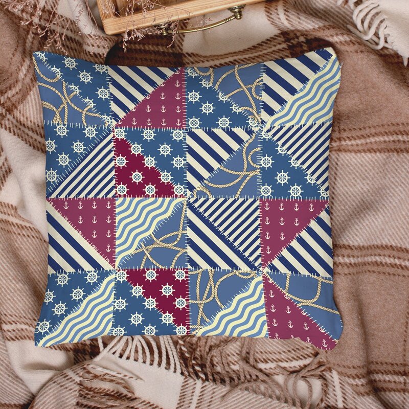 

Mixed Pattern Cushion Cover Without Filler, Multicolor