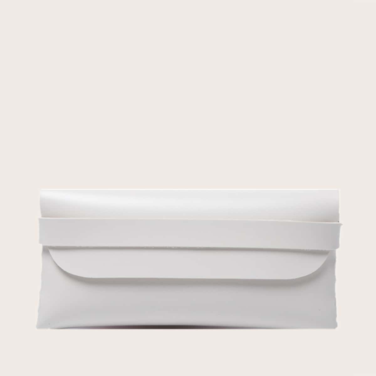 

Solid Chain Crossbody Bag, White