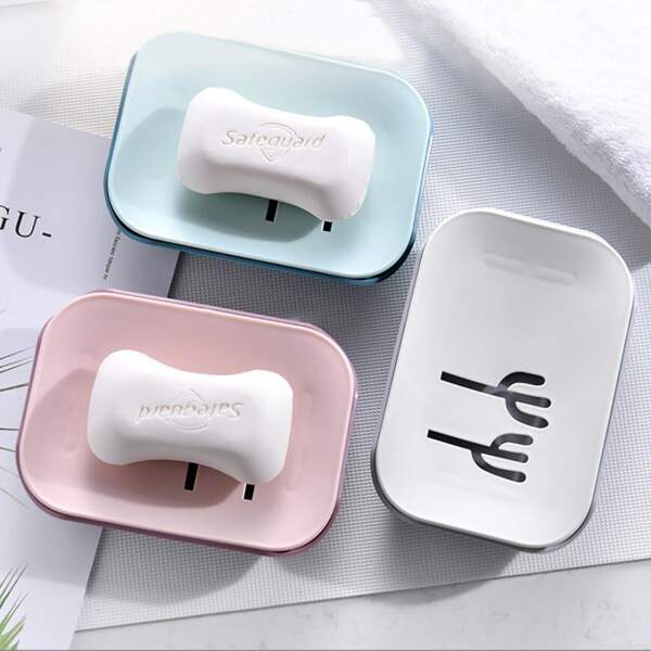

1pc Hollow Soap Dish Holder, Multicolor