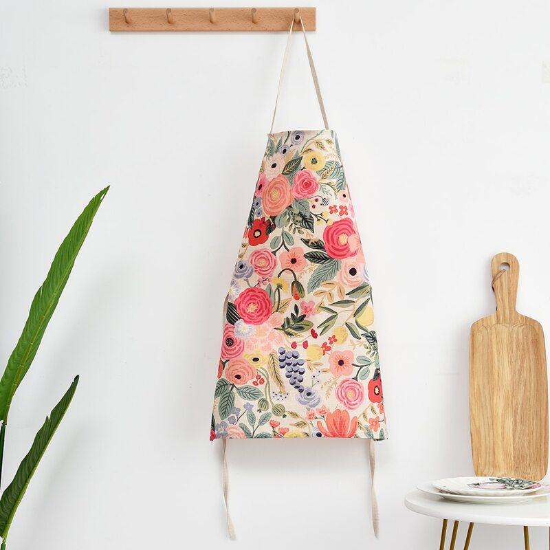 

Floral Pattern Apron, Multicolor