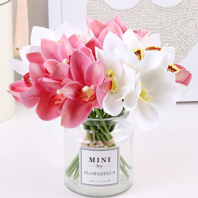 

1branch Artificial Flower Without Vase, Multicolor
