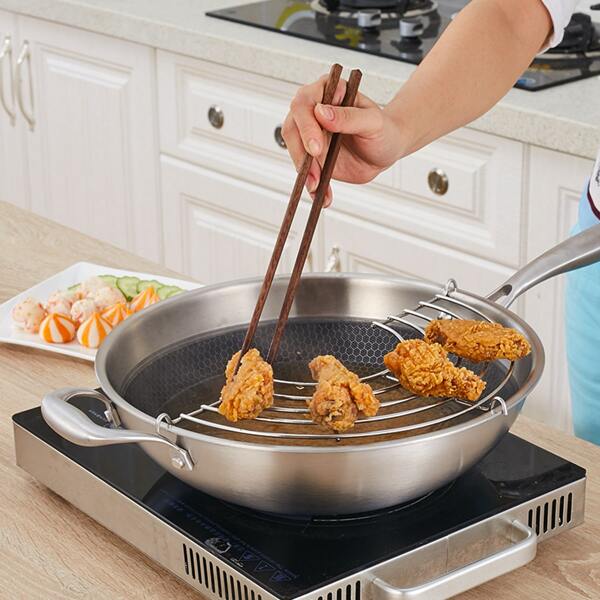 

Stainless Steel Steamer Rack, Silver