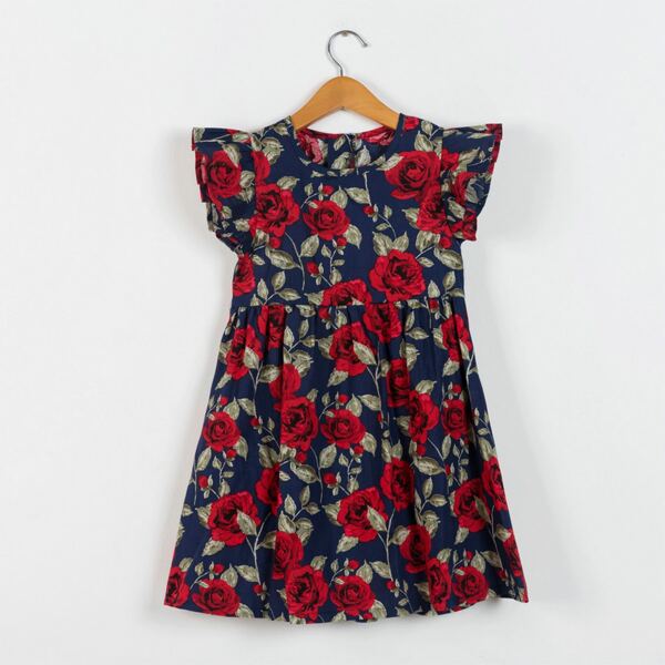 

Toddler Girls Allover Floral Babydoll Dress, Multicolor
