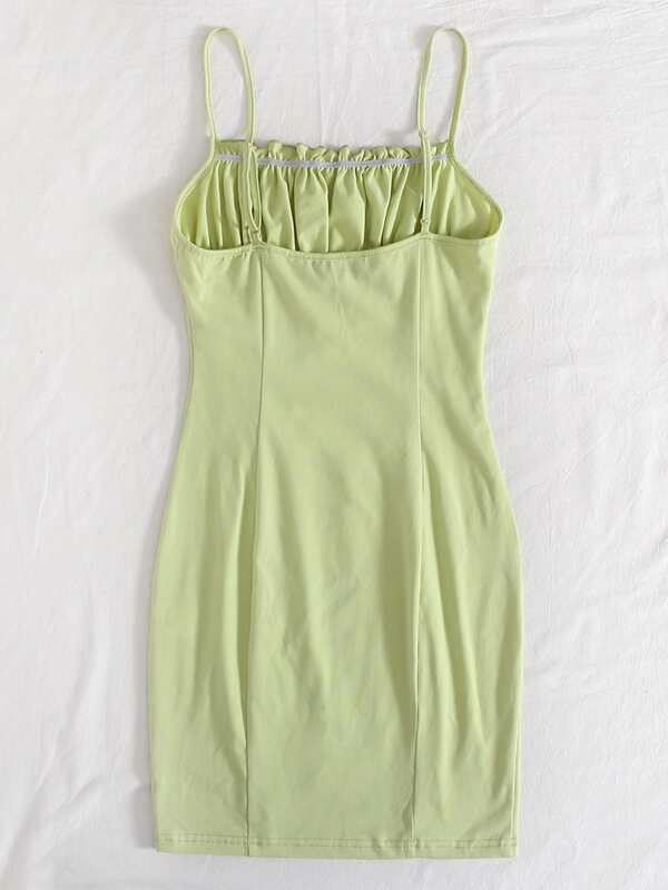 Frill detail ruched bust dress Outlet