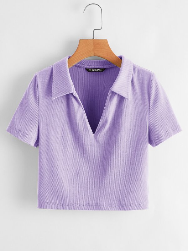 Shein purple shirt clearance