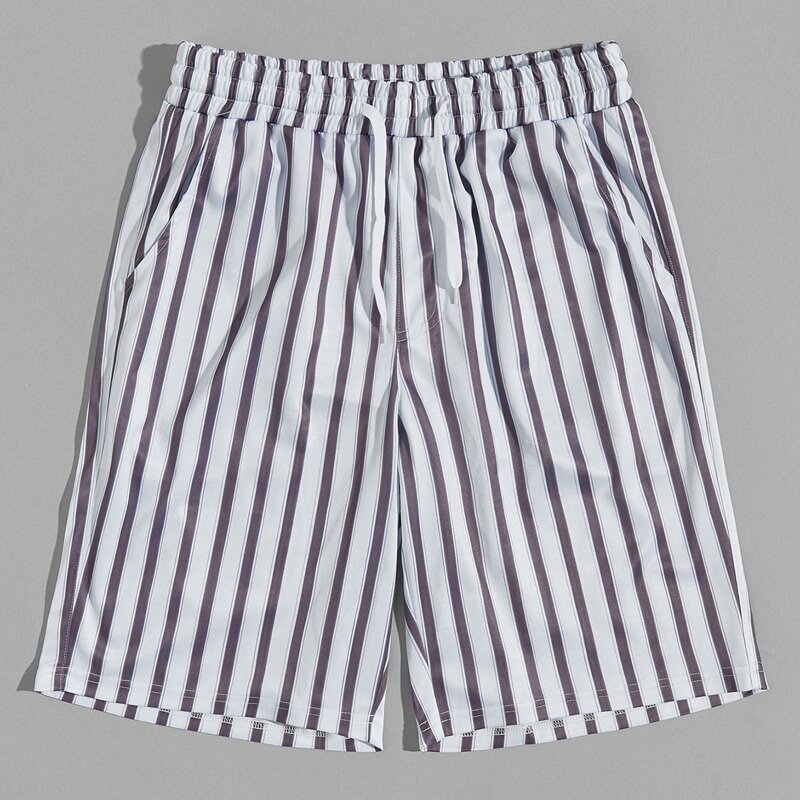 

Guys Drawstring Waist Striped Shorts, Multicolor