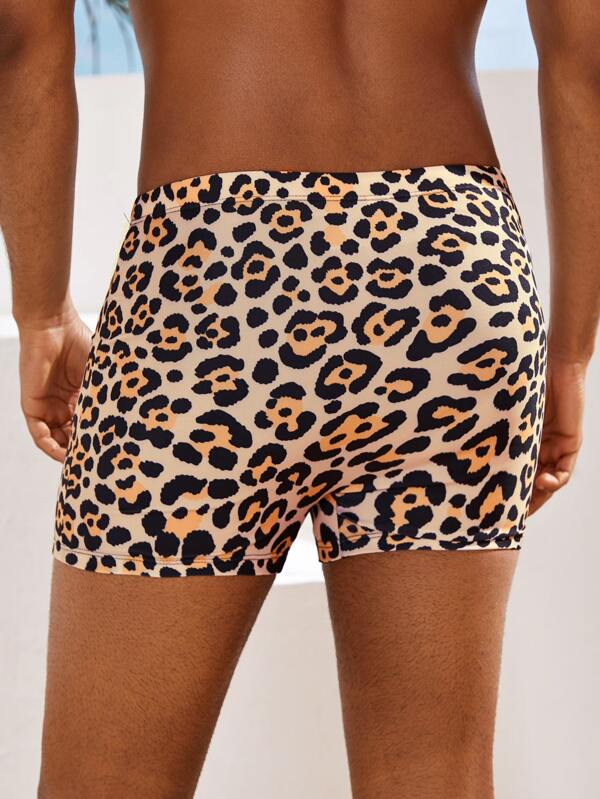 Leopard and Cheetah Skin Savannah Pattern Safari Fauna Timeless Casual Swim Trunks All Leopard and Cheetah Skin Savannah Pattern Safari Fauna Timeless Casual Swim Trunks All