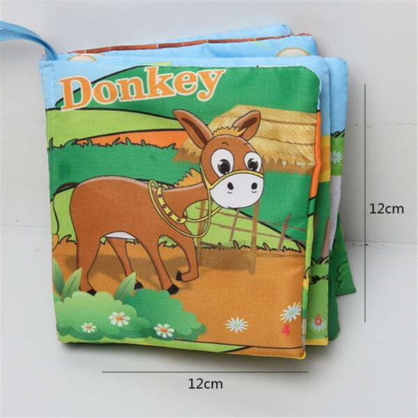 

Детская развивающая книжная игрушка 6шт, Многоцветный