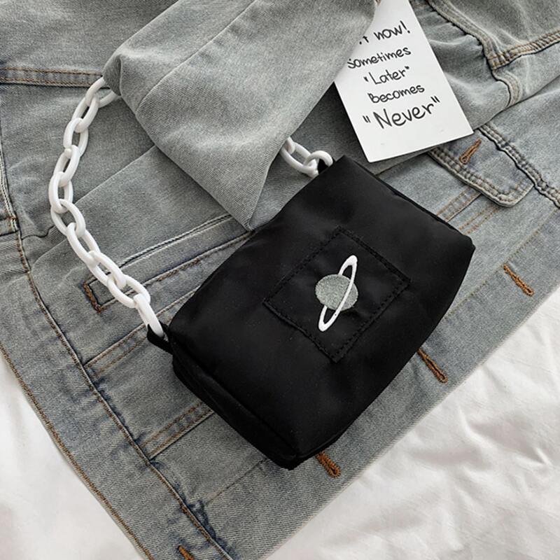 

Galaxy Chain Tote Bag, Black